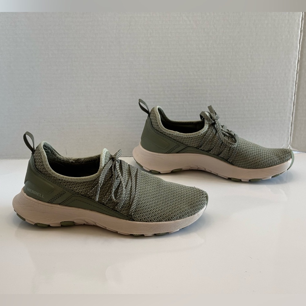 Merrell Cloud Knit Women's 7.5 Olive Green Lightweight Athletic Comfort Sneakers - Picture 14 of 14